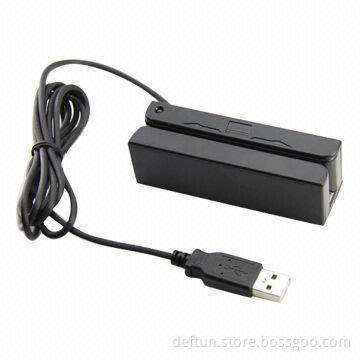 Magnetic Card Reader, ABS Housing, Sized 90 x 27 x 29mm